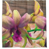 Orchids Blooming Douchegordijn (Voorkant)