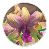 Orchids Blooming Keramische Knop (Voorkant)