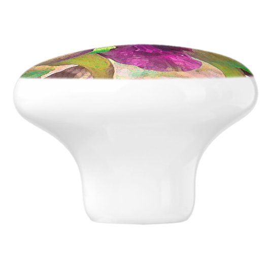 Orchids Blooming Keramische Knop (Zijkant)