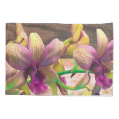 Orchids Blooming Kussensloop (Achterkant-Links)