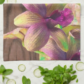 Orchids Blooming Theedoek (Gevouwen)