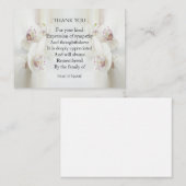 Orchids Blossom Bedankt Notitiekaartje (Voorkant / Achterkant)