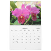Orchids Calendar Kalender (Feb 2026)