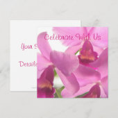 Orchids Celebration/ All-Occasion Invites Kaart (Voorkant / Achterkant)