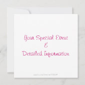 Orchids Celebration/ All-Occasion Invites Kaart (Achterkant)