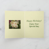 Orchids Floral Birthday Card for Daughter-in-Law Kaart (Binnen)