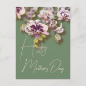 Orchids Floral Happy Moederdag Feestdagenkaart (Voorkant)