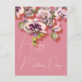 Orchids Floral Happy Moederdag Feestdagenkaart (Voorkant)