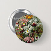 Orchids Illustratie Ronde Button 5,7 Cm (Voorkant /achterkant)