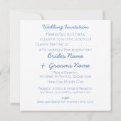 Orchids Indure Wedding Packets Kits Kaart (Achterkant)