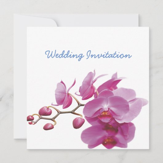 Orchids Indure Wedding Packets Kits Kaart (Voorkant)
