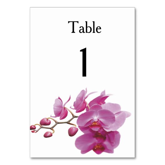 Orchids Indure Wedding Packets Kits Kaart (Voorkant)