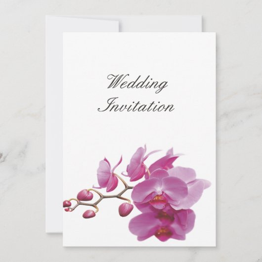 Orchids Indure Wedding Packets Kits Kaart (Voorkant)