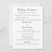 Orchids Indure Wedding Packets Kits Kaart (Achterkant)