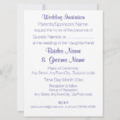 Orchids Indure Wedding Packets Kits Kaart (Achterkant)