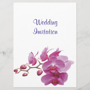 Orchids Indure Wedding Packets Kits Kaart