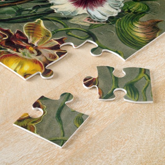 Orchids Jigzaag Puzzle van Ernst Haeckel Legpuzzel (Zijkant)