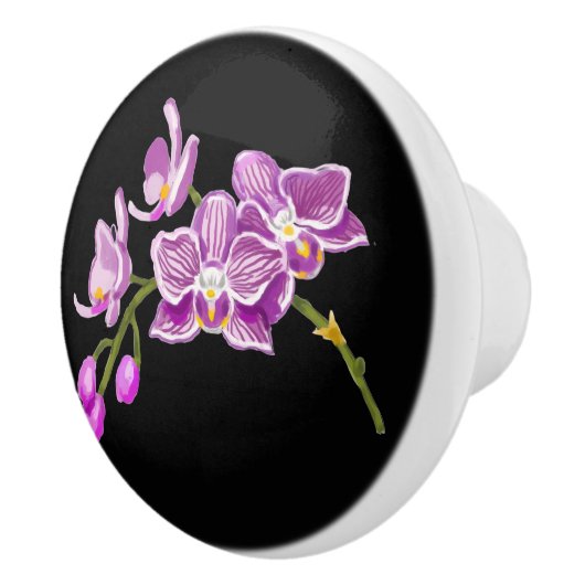 Orchids Keramische Knop (Rechts)