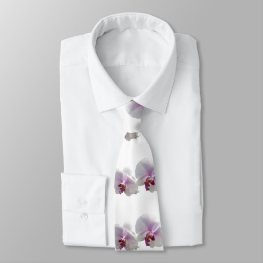 Orchids Mannen Necktie Stropdas (Gebonden)