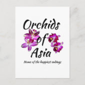 Orchids of Asia Feestdagenkaart (Voorkant)