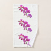 Orchids op lichte Achtergrond van de Reeks van de Bad Handdoek (Handdoek)