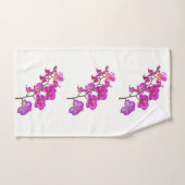 Orchids op lichte Achtergrond van de Reeks van de Bad Handdoek (Handdoek)