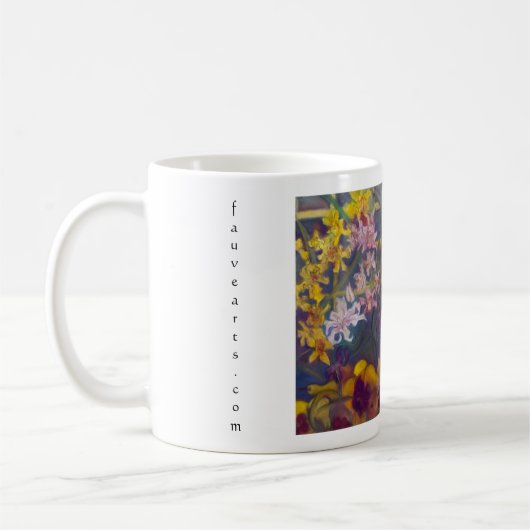 Orchids Origins IX, FauveArts.com Koffiemok (Links)