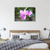 Orchids Portrait Canvas Afdruk (Insitu (Slaapkamer))