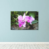 Orchids Portrait Canvas Afdruk (Insitu (Houten vloer))