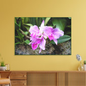 Orchids Portrait Canvas Afdruk (Insitu (Woonkamer))