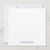 Orchids Save the Date - Deep Paars and White (Achterkant)