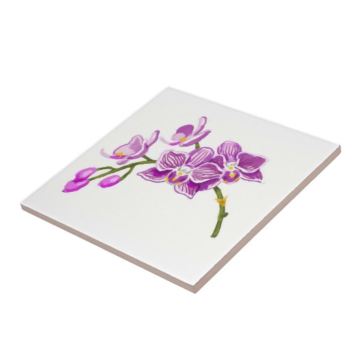 Orchids tegeltje (Zijkant)
