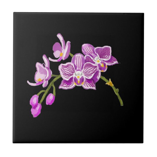 Orchids Tegeltje (Voorkant)