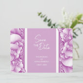 Orchids Wedding  Bewaar de datum Fotokaart Save The Date (Staand voorkant)