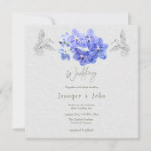 Orchids Wedding Uitnodiging (Voorkant)