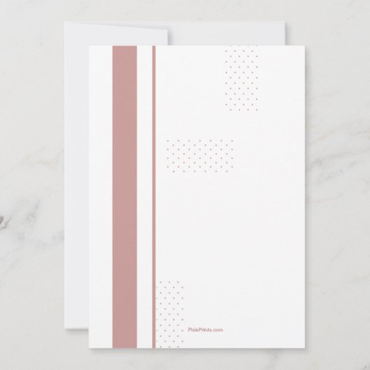 Orchids Wedding Uitnodiging (Achterkant)