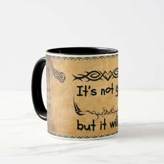 Orchis Grog Mok (Voorkant links)