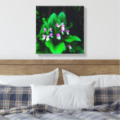 Orchis Wilde Bloemen Canvas Afdruk (Insitu (Slaapkamer))
