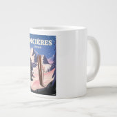 ORCIÈRES france ski poster Grote Koffiekop (Voorkant rechts)