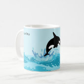 Orcinus Orca Koffiemok (Voorkant links)