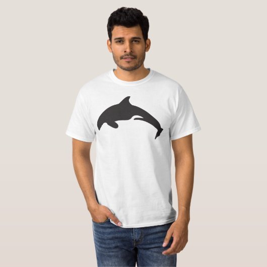 Orcinus orka - Springende orka T-shirt (Voorkant volledig)