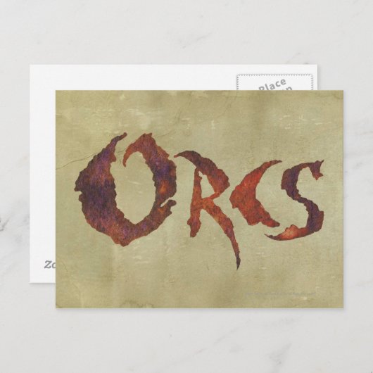 Orcs Briefkaart (Voorkant / Achterkant)