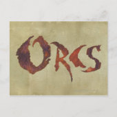 Orcs Briefkaart (Voorkant)