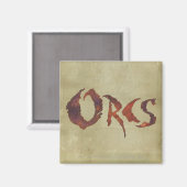 Orcs Magneet (Voorkant / Achterkant)