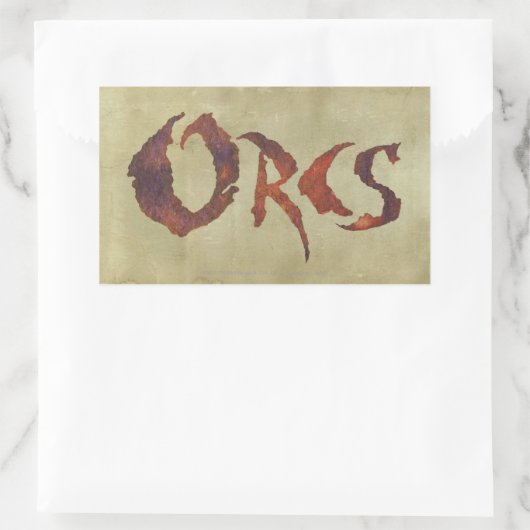 Orcs Rechthoekige Sticker (Tas)