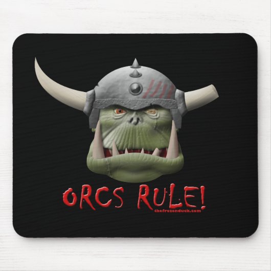 Orcs Rule! Muismat (Voorkant)