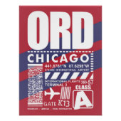 ORD Chicago Airport Perfect Poster (Voorkant)