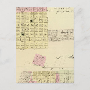 Ord en Buffalo, Nebraska Briefkaart