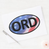 ORD Ovale Sticker (Envelop)