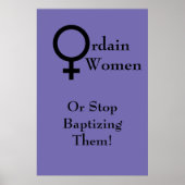 Ordain Women Poster (Voorkant)